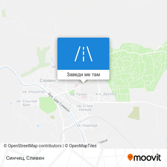 Синчец карта