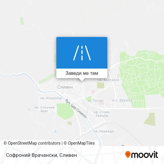 Софроний Врачански карта