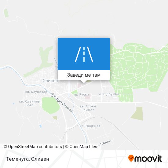 Теменуга карта