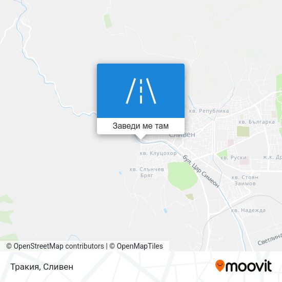 Тракия карта