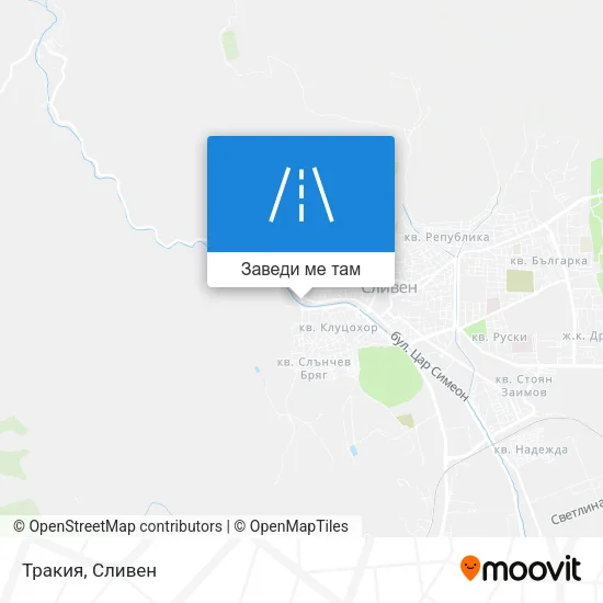 Тракия карта