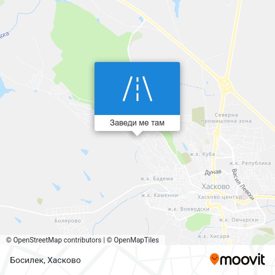 Босилек карта