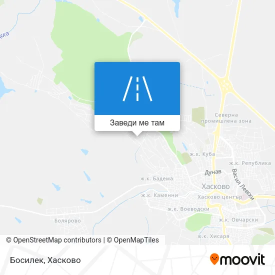 Босилек карта