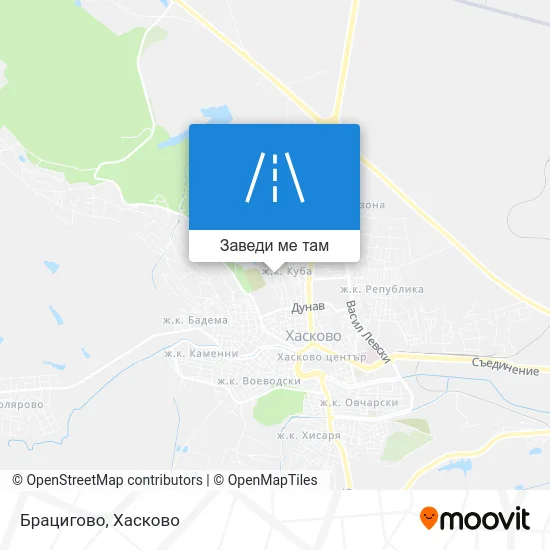 Брацигово карта