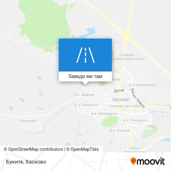 Буките карта