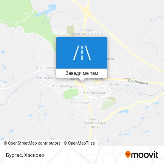 Бургас карта