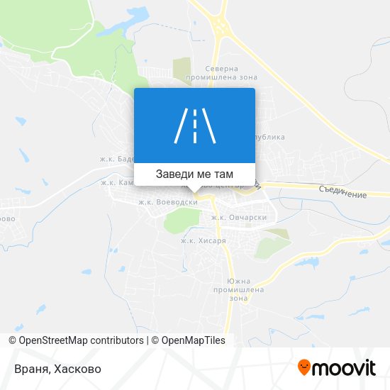 Враня карта