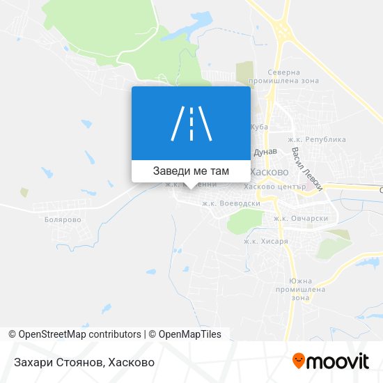 Захари Стоянов карта