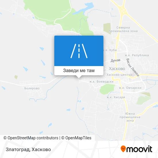Златоград карта