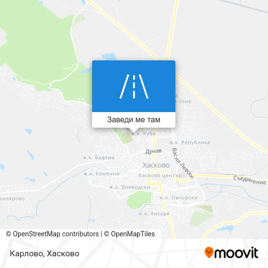 Карлово карта