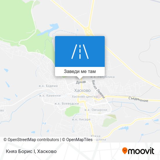 Княз Борис I карта