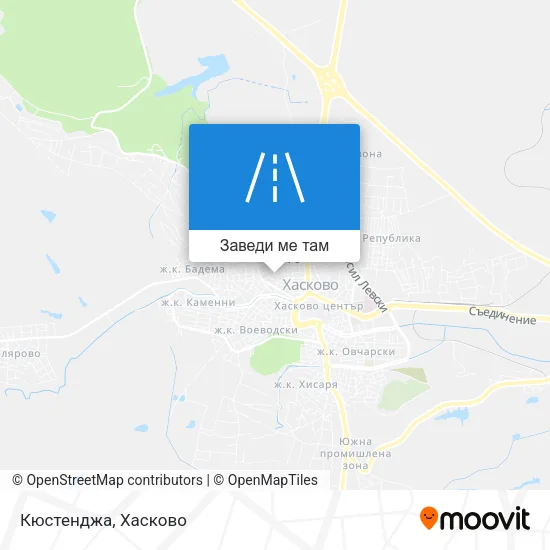 Кюстенджа карта
