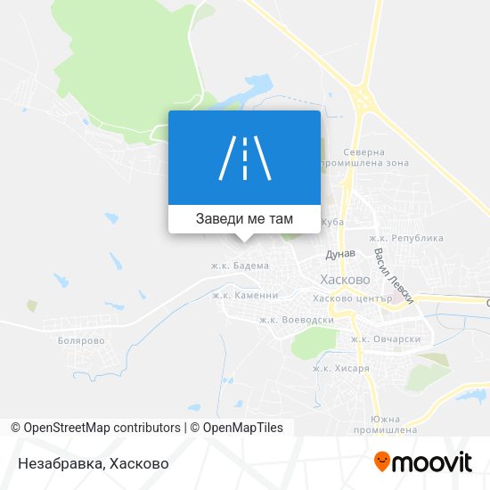 Незабравка карта