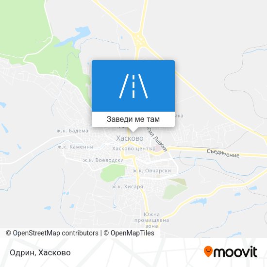 Одрин карта