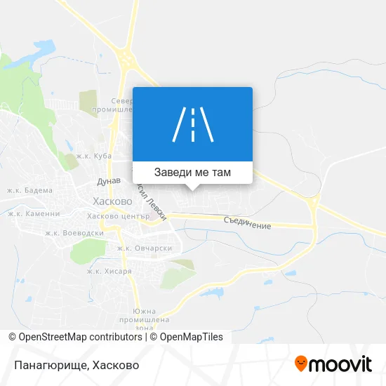 Панагюрище карта