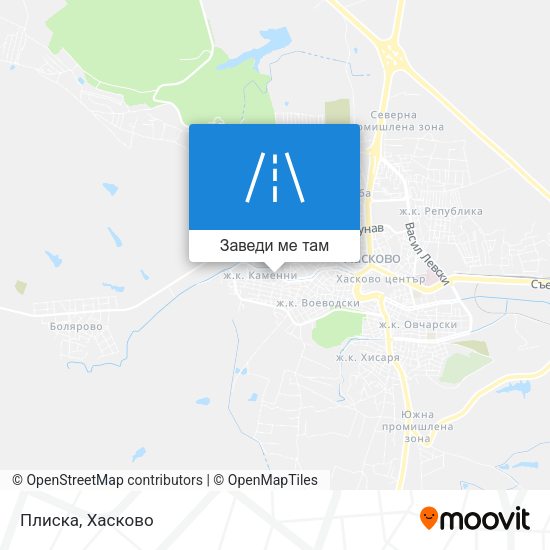 Плиска карта