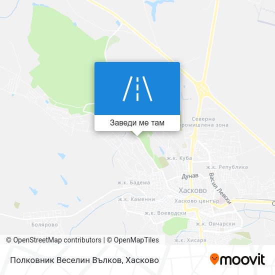 Полковник Веселин Вълков карта