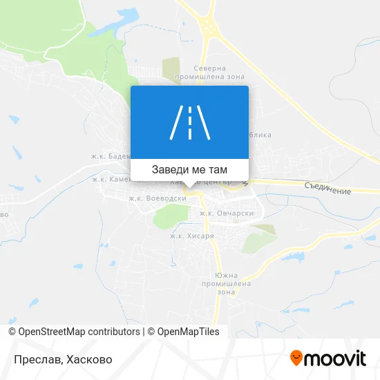 Преслав карта