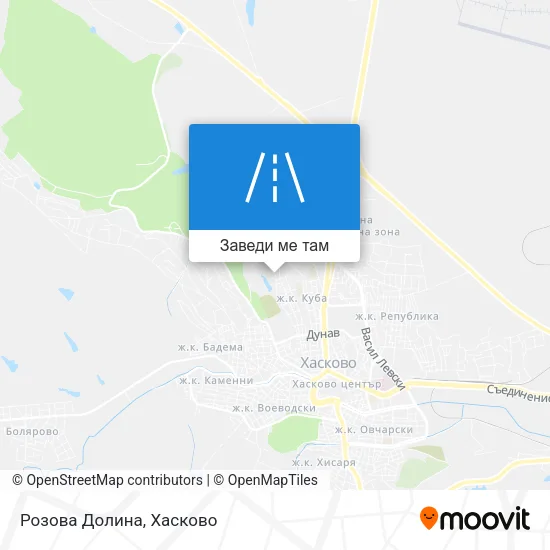 Розова Долина карта