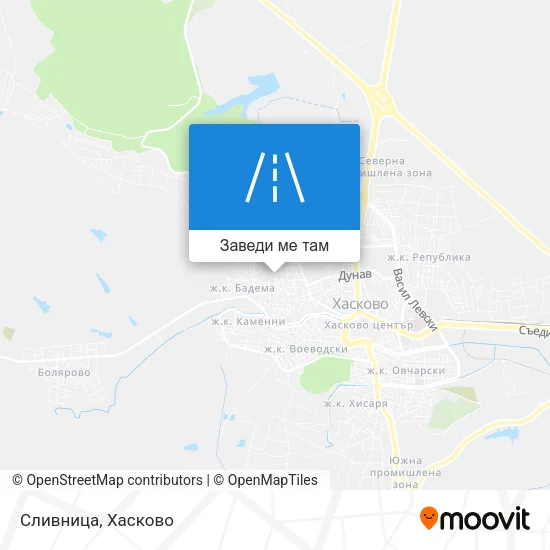 Сливница карта