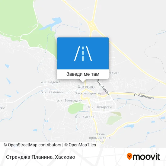 Странджа Планина карта