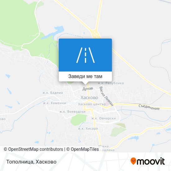 Тополница карта