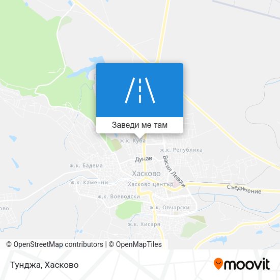 Тунджа карта