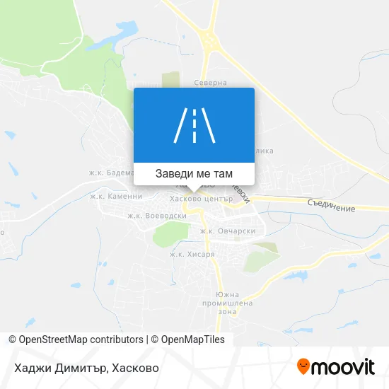 Хаджи Димитър карта