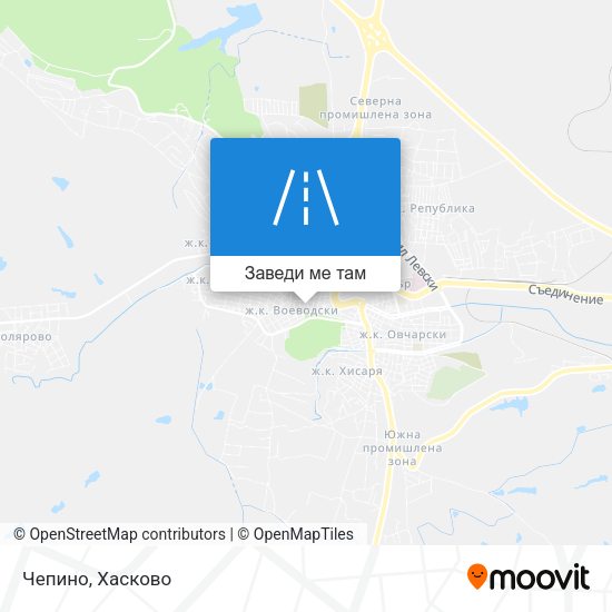 Чепино карта