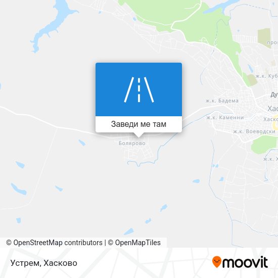 Устрем карта