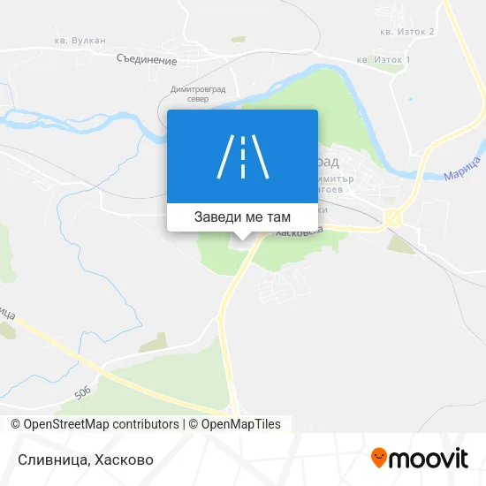 Сливница карта