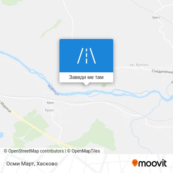 Осми Март карта