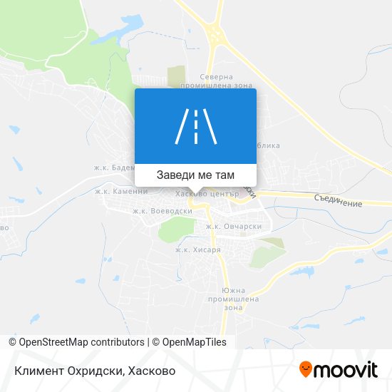 Климент Охридски карта