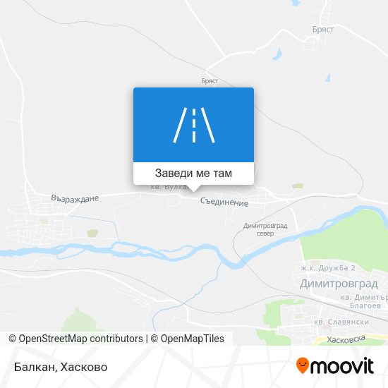 Балкан карта