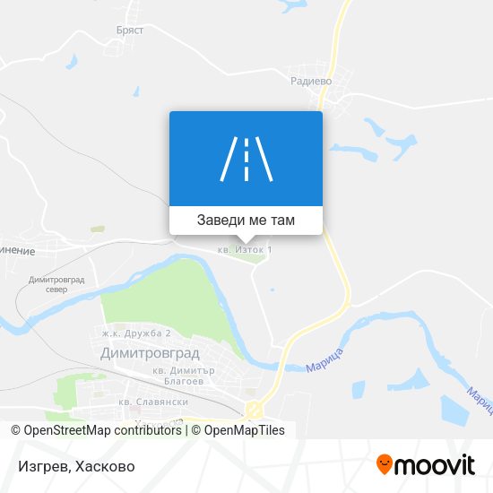 Изгрев карта