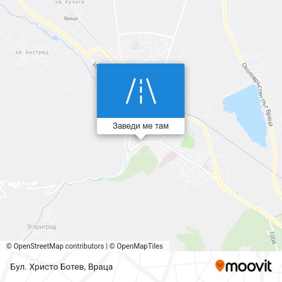Бул. Христо Ботев карта