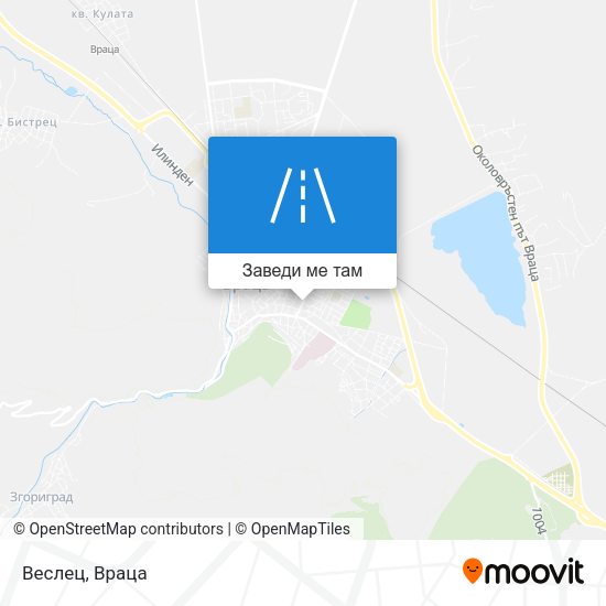Веслец карта