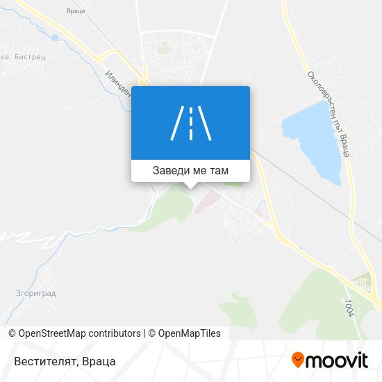 Вестителят карта