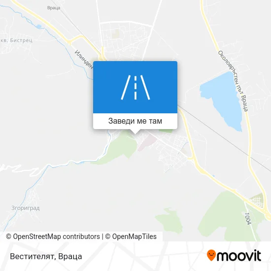 Вестителят карта