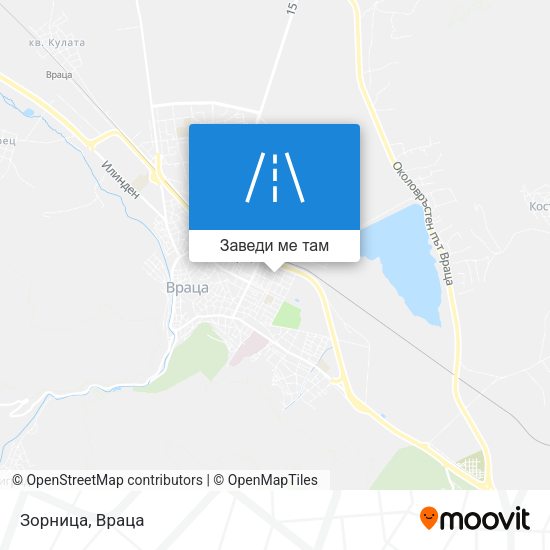 Зорница карта