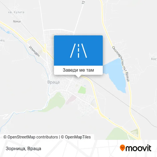 Зорница карта