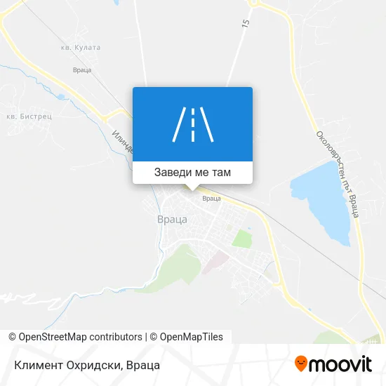 Климент Охридски карта