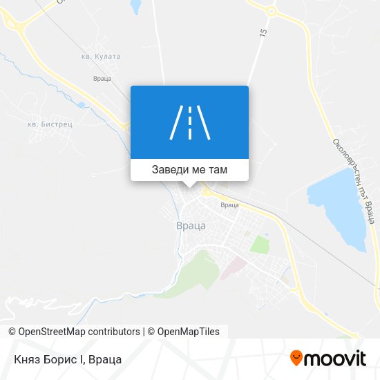 Княз Борис I карта