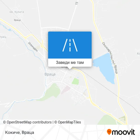 Кокиче карта