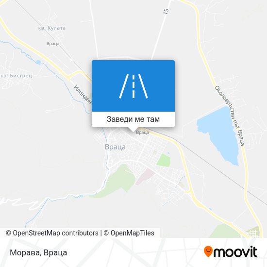 Морава карта