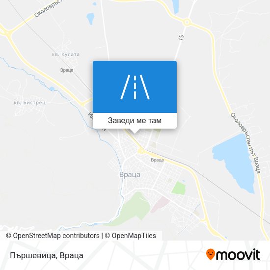 Пършевица карта