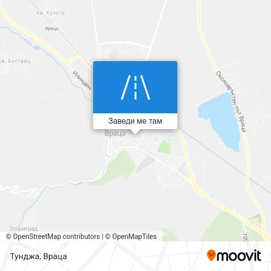 Тунджа карта