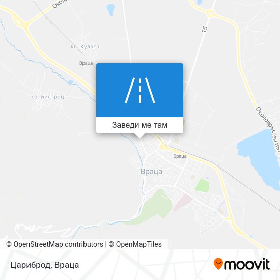 Цариброд карта