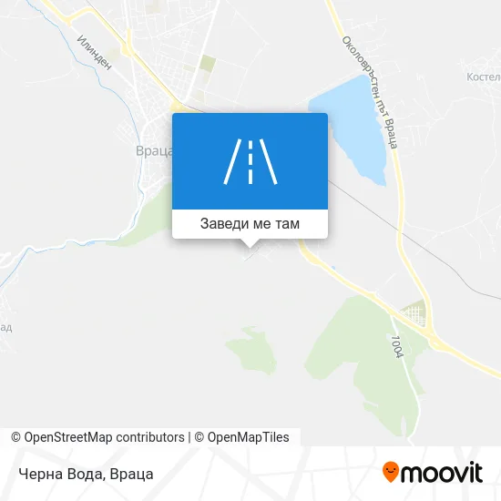 Черна Вода карта