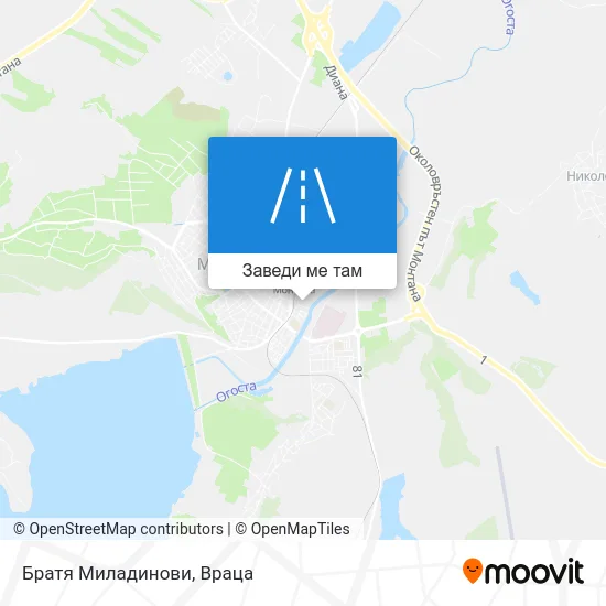 Братя Миладинови карта